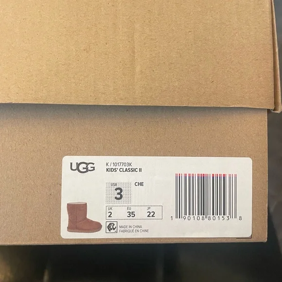 UGG Tan Suede Ankle Boots - Picture 4 of 4